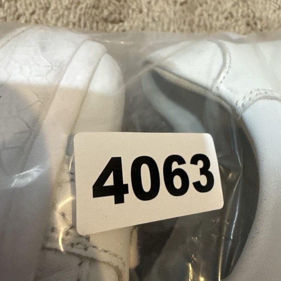 Kizik Shoes Mens Size 7.5 White Leather Hands Free Lace Comfort Casual Sneakers - Picture 10 of 10